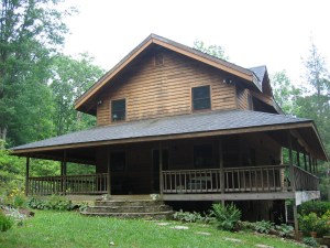 Tate City Cabin Front Summer